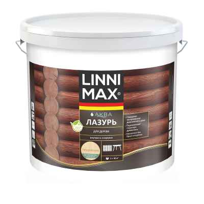 Защитная лазурь для дерева Linnimax, бесцветная (9л)